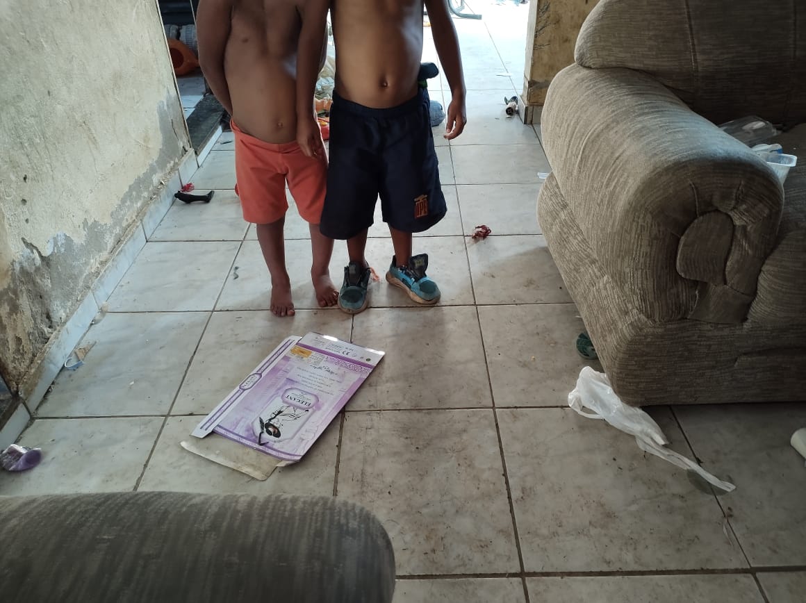 Crianças resgatadas em situação de abandono em Goiânia serão levadas para o Tocantins