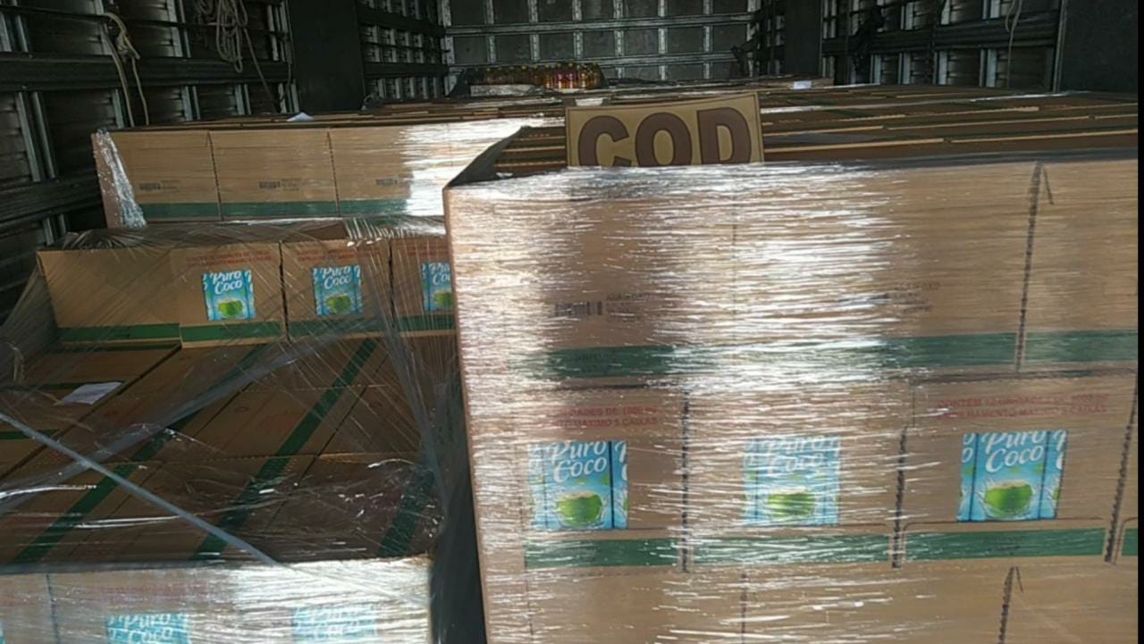 Polícia apreende R$ 40 mil de cargas transportadas irregularmente