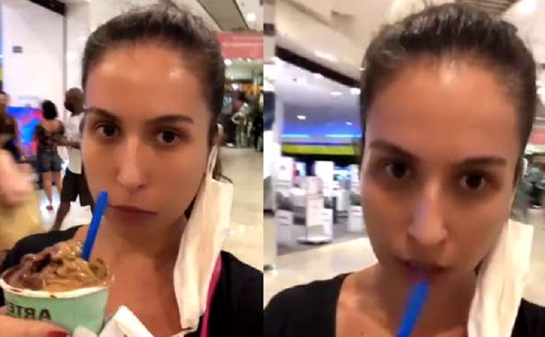 sorvete ludmila Juíza é criticada após vídeo burlando o uso de máscara; assista