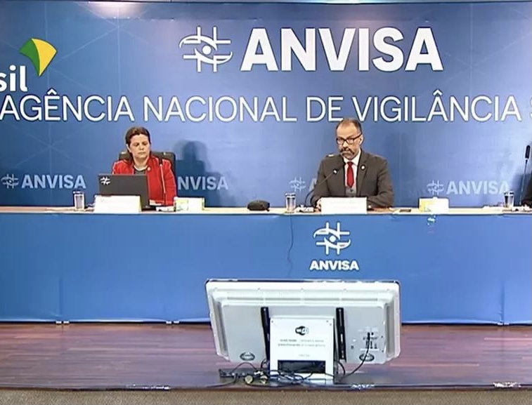 Reunião da Anvisa que acontece neste domingo, para discutir vacinas no Brasil (Foto: Reprodução)