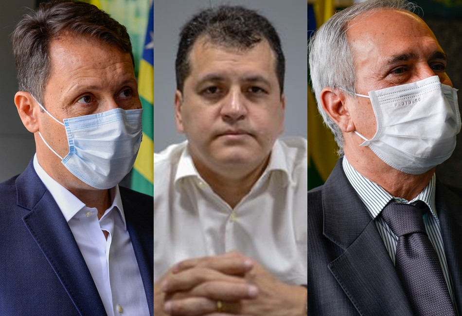 Andrey Azeredo, Agenor Mariano e Euler Lázaro, nomes mais fortes do secretariado de Maguito (Fotos: Jucimar de Sousa/Mais Goiás)