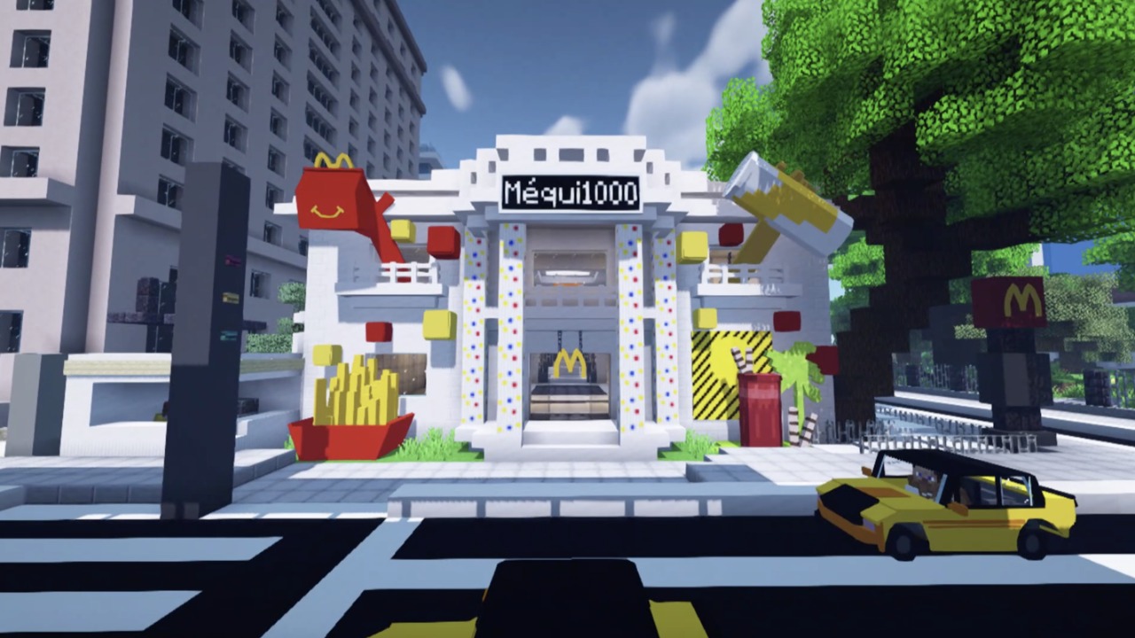 Méqui 1000 Minecraft the sims McDonald's