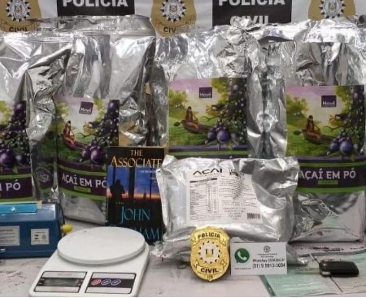 Polícia aprende com colombiano cocaína preta avaliada em R$ 6 milhões