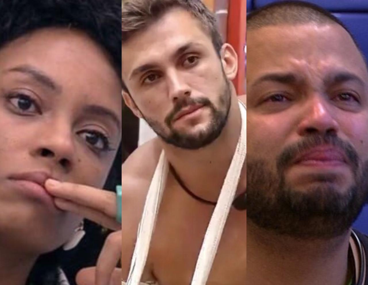 BBB 21: Projota, Lumena e Arthur estão no paredão