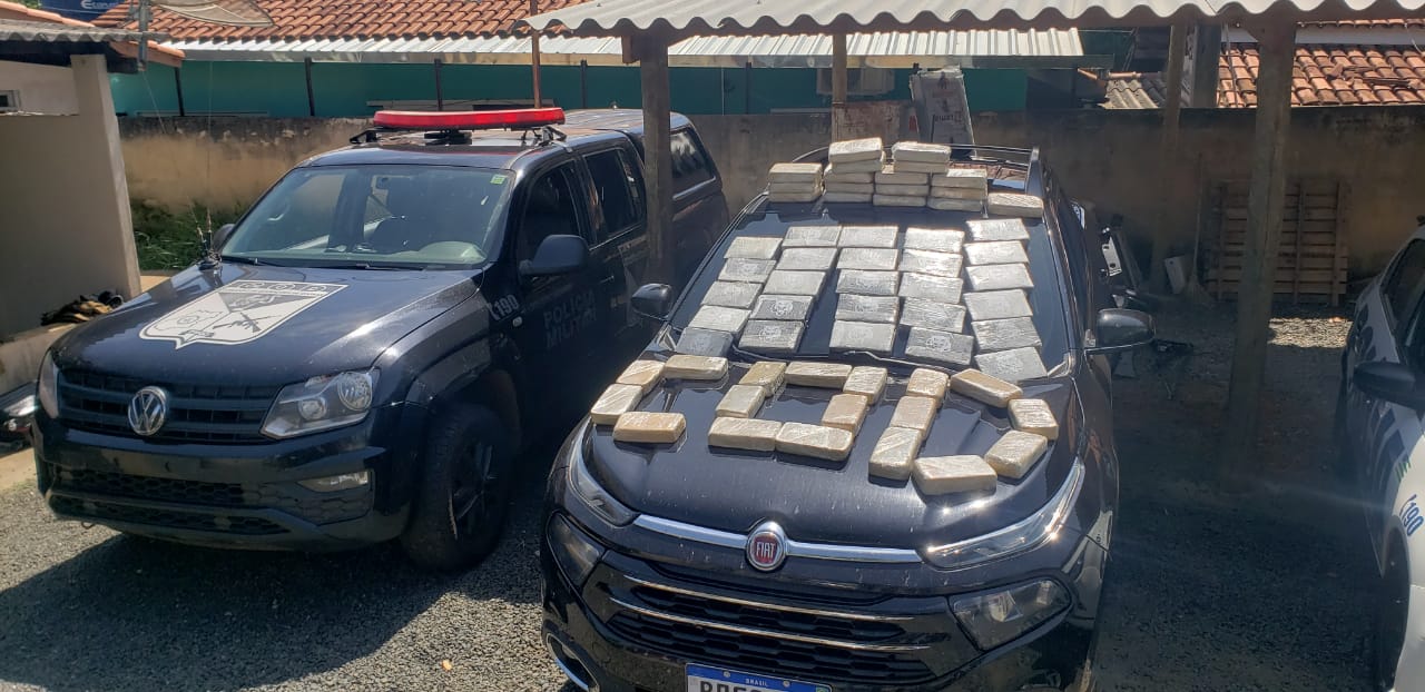 PM apreende 80 kg de cocaína em Pontalina