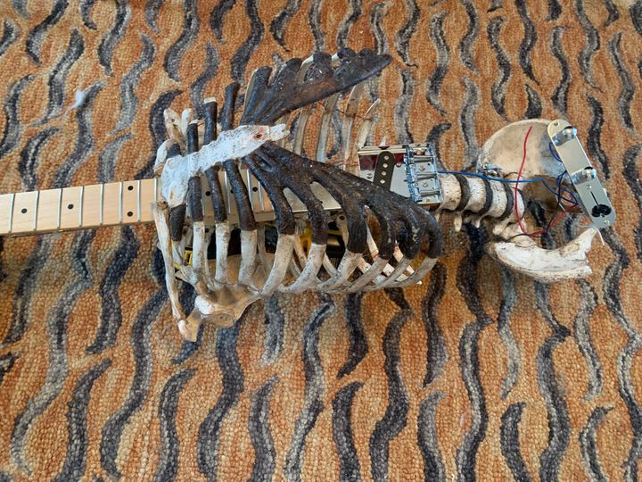Prince Midnight, Metaleiro transforma esqueleto do tio morto em guitarra