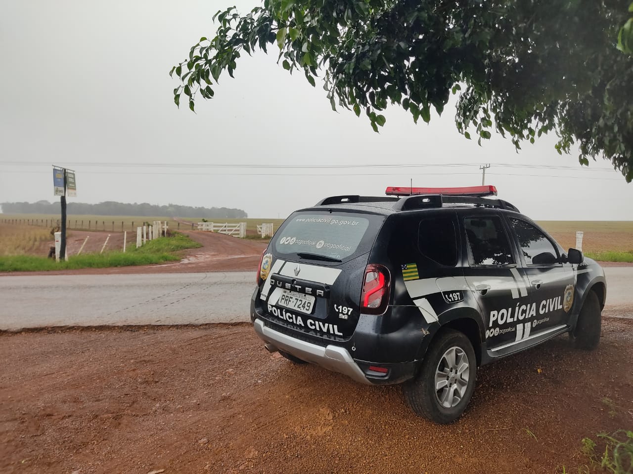 Suspeito de roubar caminhonetes em fazenda de Cachoeira Dourada é preso pela Polícia Civil