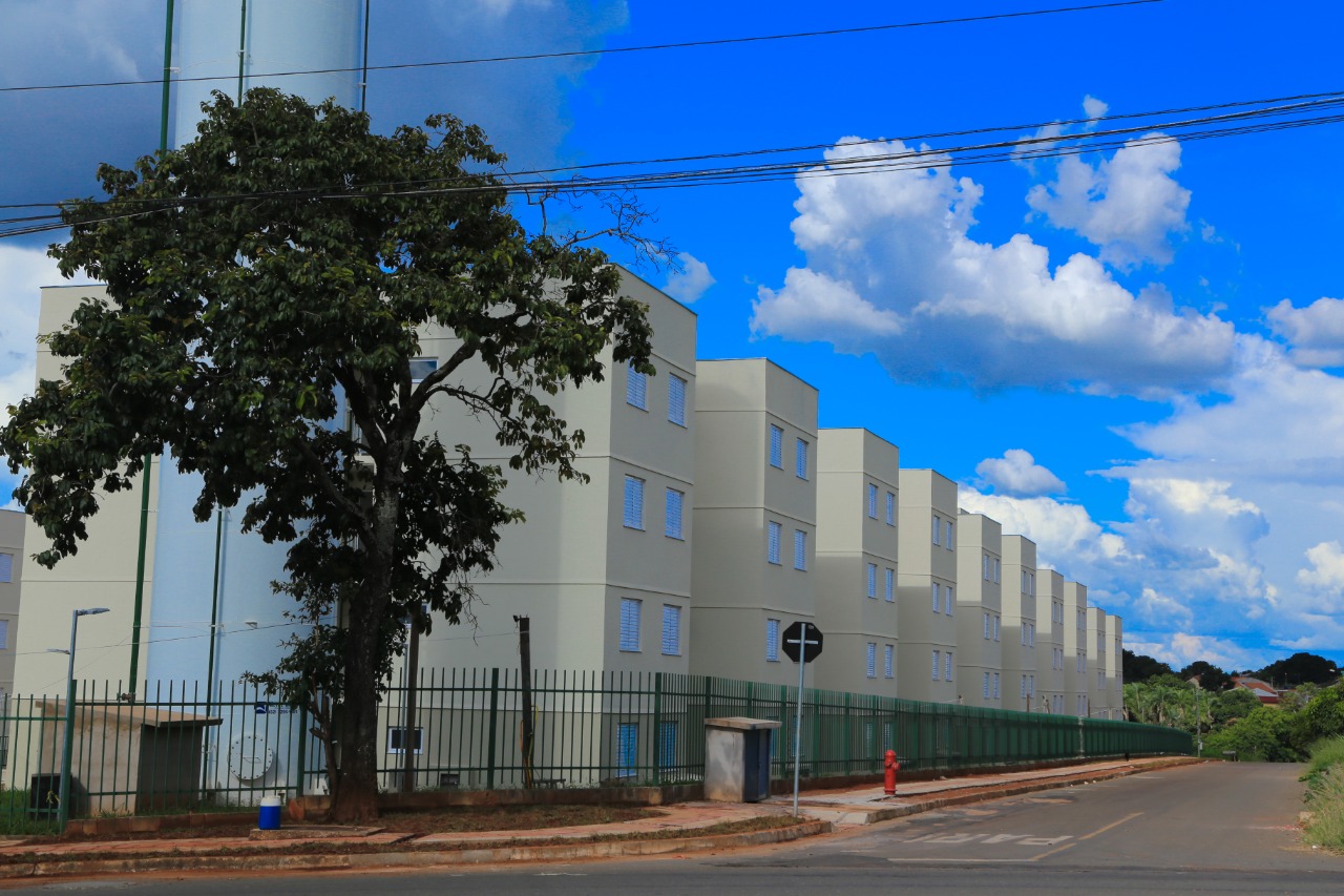 Apartamentos no residencial Agenor Modesto, em Aparecida (Foto: Governo do Estado)