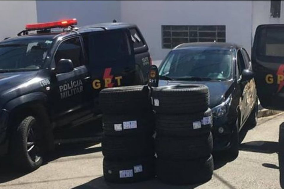 Operação prende quatro suspeitos de estelionato em loja de pneus, em Goiatuba