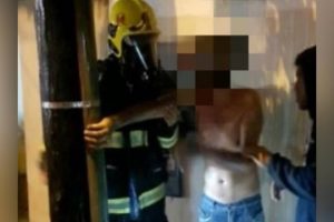 Homem é resgatado de incêndio enquanto dormia em casa, em Rio Verde
