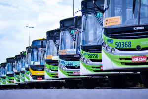 Com a chegada das obras do BRT na Praça Cívica, no Centro de Goiânia, 24 linhas de ônibus que passam pela região precisaram ser alteradas. (Foto: Jucimar de Sousa/Mais Goiás)