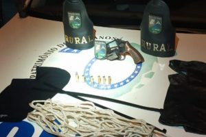 Três suspeitos de integrar uma quadrilha especializada em roubo de gado no interior goiano foram detidos nas cidades de Itapaci, Inhumas e Campestre de Goiás. (Foto: divulgação/PM)
