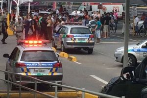 O guarda civil municipal Bruno da Silva e o policial Bruno Carili viraram réus no processo que sobre a morte de um funcionário do Carrefour, (Foto: reprodução)