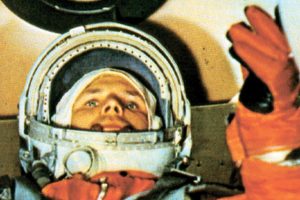 Yuri Gagarin no Vostok 1 (Foto: Ministério da Defesa Russa)