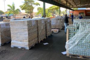 Grupo distribui 50 toneladas de alimentos para famílias vulneráveis de Goiás