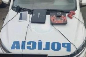 Eletroeletrônicos recuperados pela Polícia Militar (Foto: Divulgação)