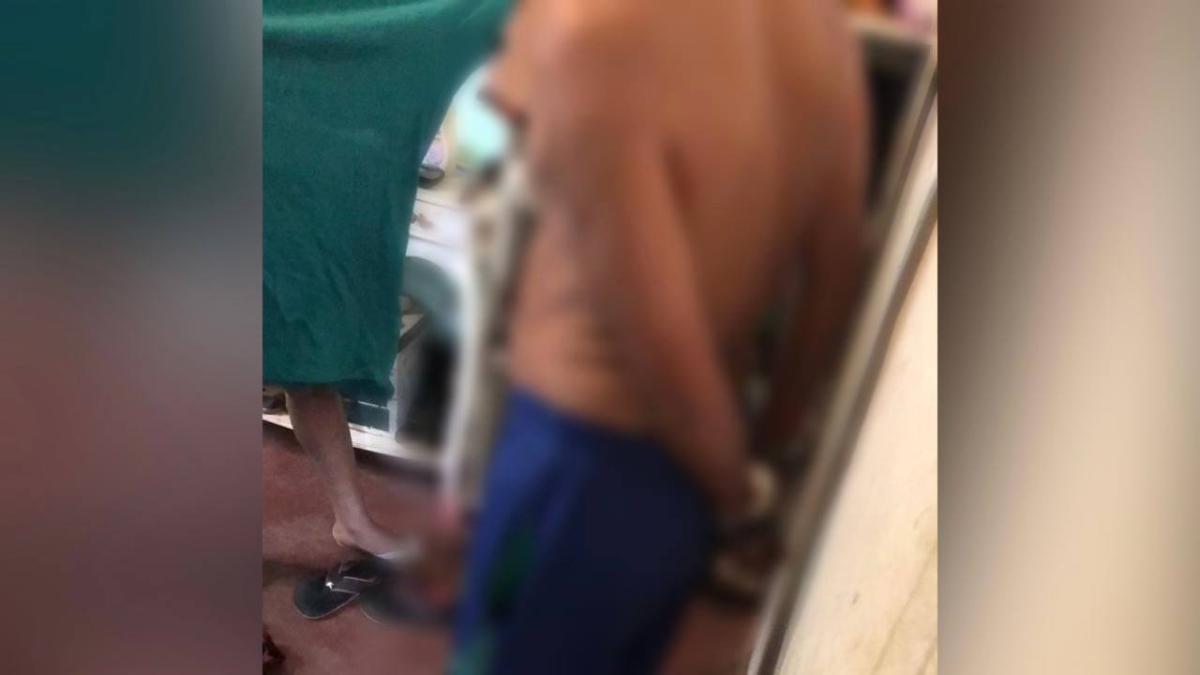 Preso homem suspeito de estuprar uma mulher em Goiânia. O suspeito usava tornozeleira eletrônica, em razão de outro crime de estupro