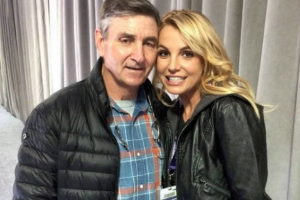 A cantora Britney Spears com o pai, Jamie Spears - Instagram/latestcelebrityscoop