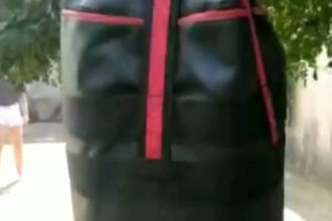 Polícia encontra porção de droga em saco de pancadas, em Anápolis; vídeo