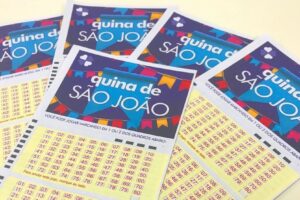 A Quina de São João, concurso especial 5.590 da Quina, sorteou R$ 204,8 milhões neste sábado (26). (Foto: divulgação/Caixa)