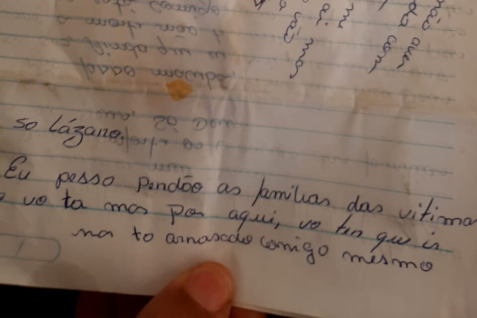 Em Águas Lindas, polícia investiga carta atribuída a Lázaro