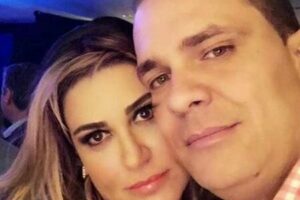 Empresária é presa suspeita de pagar R$ 200 mil pelo assassinato do namorado em SP. (Foto: suspeita e vítima/reprodução)