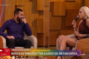 No Dia do Orgulho LGBTQ+, Pabllo Vittar supreende Gil do Vigor no 'Encontro'