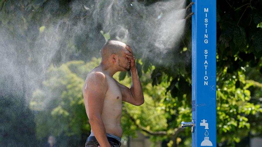 A temperatura chegou a 49,5º C no Canadá e o calor deixou pelo menos 233 mortos. (Foto: reprodução/UOL)