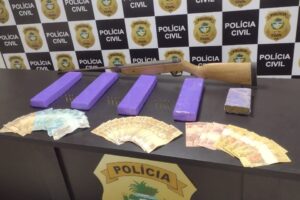 Em menos de um mês da Operção Narcos do Brasil, foi apreendida 1,6 tonelada de drogas no estado de Goiás. (Foto: Reprodução/PC)