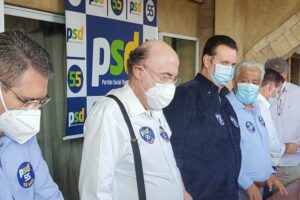 Kassab diz que PSD Goiás manterá Vilmar na presidência, neste momento