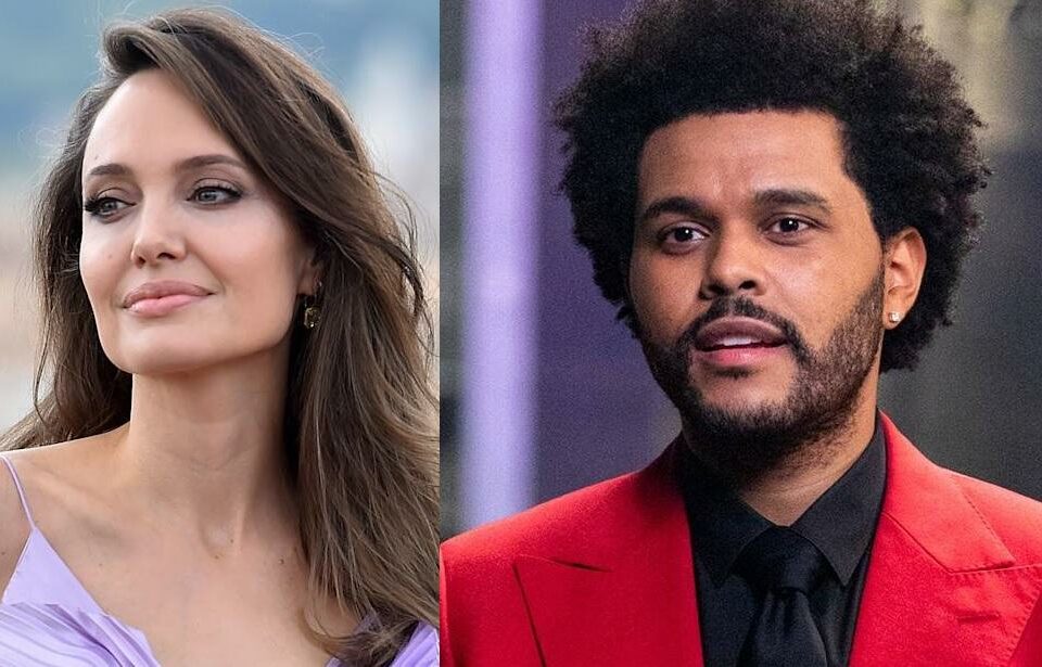 Angelina Jolie e The Weeknd são flagrados juntos em jantar em Los Angeles