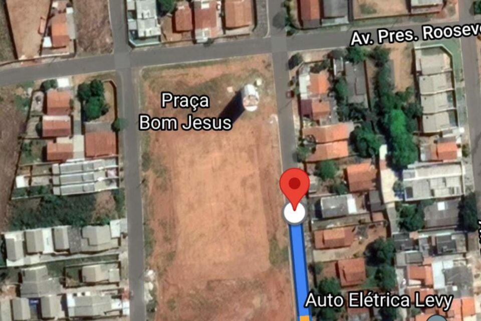 Local do desabamento antes do incidente (Imagem: Google StreetView)