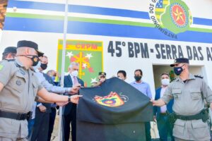 A declaração foi feita em agenda de inauguração de Batalhão da Polícia Militar no município na manhã da última quarta-feira (14) (Foto: Júnior Guimarães)