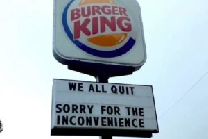 Falta de mão de obra eleva salário em redes de fast food nos EUA (Foto: Reprodução Twitter)