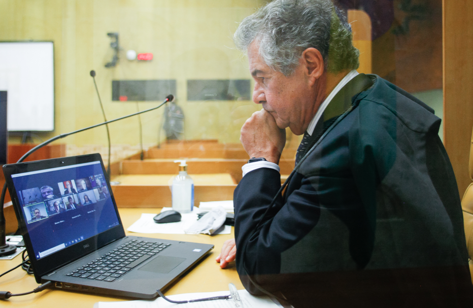 Ministro Marco Aurélio Mello em sessão plenária do STF (Foto: Fellipe Sampaio/STF)