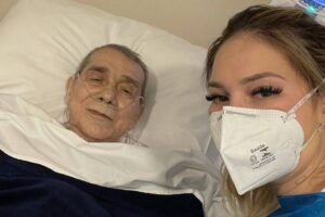 Zé Felipe Virginia Fonseca visita pai, internado com bactéria no pulmão: 'Te amo'