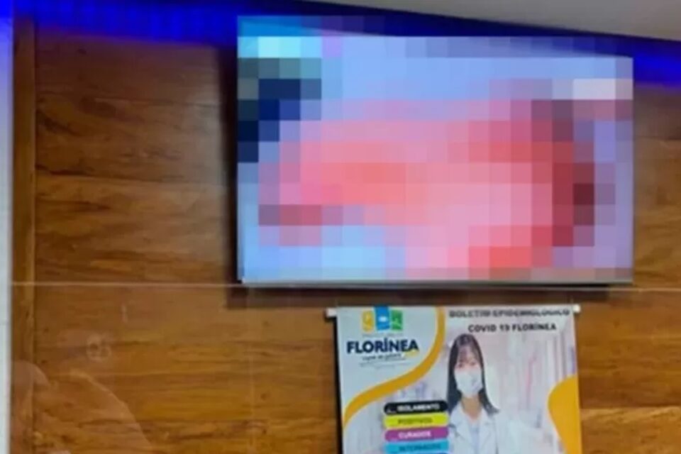 Filme pornô é exibido em unidade de saúde municipal e prefeitura faz BO