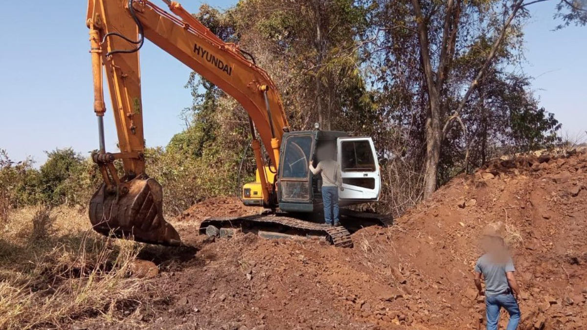 Foto ilustra matéria: Preso fazendeiro suspeito de desviar o curso natural de rio em Mineiros