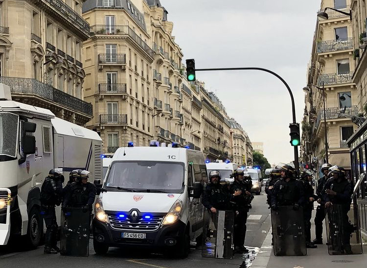 França tem protestos contra passe sanitário pelo sexto fim de semana seguido (Foto: Instagram)