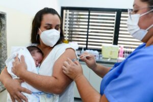 Goiânia tem baixa adesão de grávidas na vacinação contra Covid. Apenas 4.997 das 20 mil grávidas tomaram a primeira dose. (Foto: Jucimar de Sousa/Mais Goiás)
