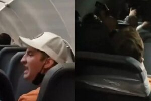 Passageiro é amarrado a assento durante voo após assediar comissárias nos EUA; vídeo