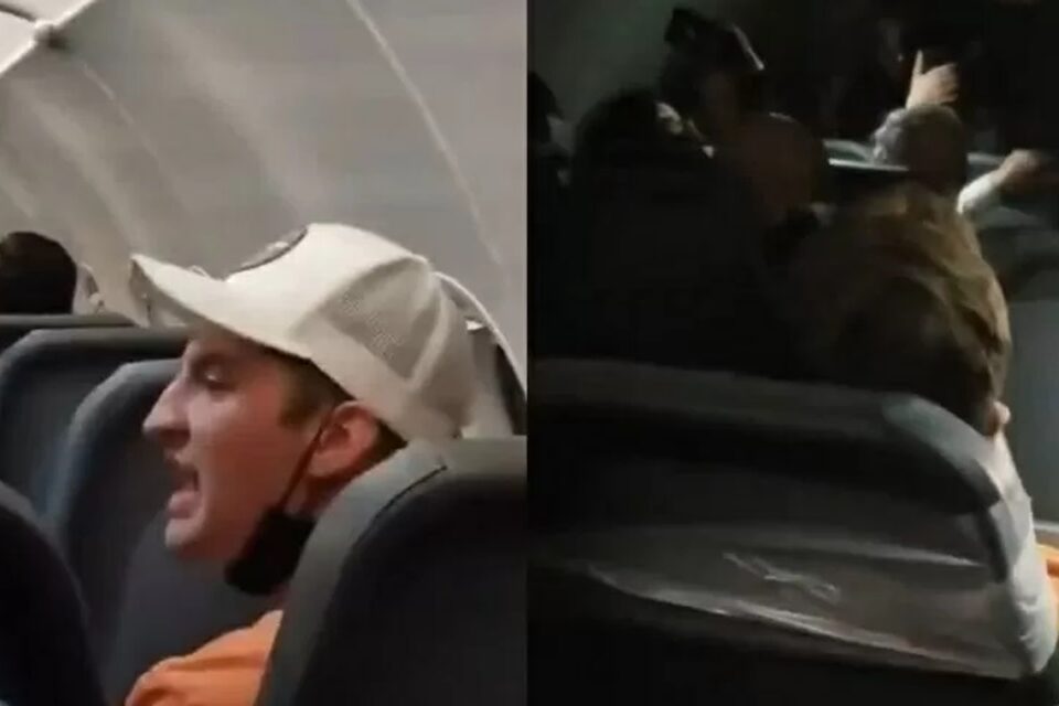 Passageiro é amarrado a assento durante voo após assediar comissárias nos EUA; vídeo