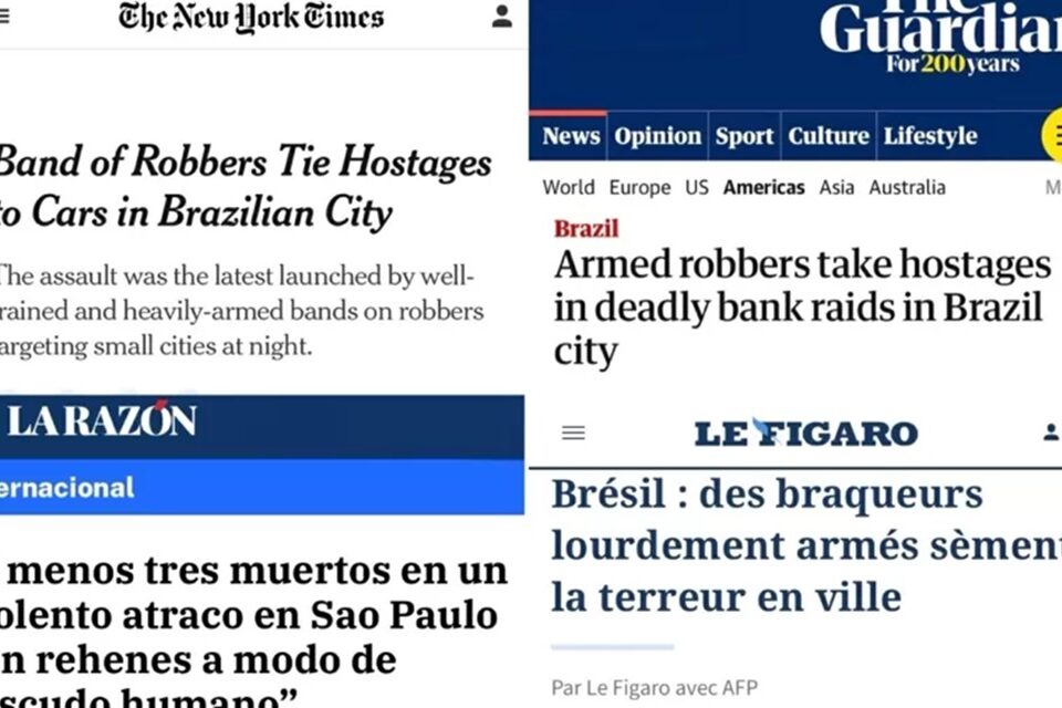 Madrugada de caos em Araçatuba repercute na imprensa estrangeira: 'Terror'