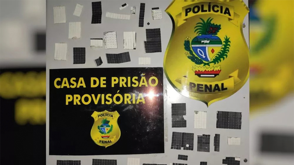 Droga encontrada entre fatias de pão que mãe levava para detento é falsa, diz perícia (Foto: Polícia Civil/Divulgação)