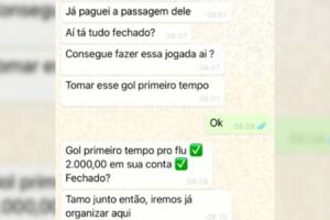 Preso suspeito de oferecer dinheiro para facilitar resultados de jogos de futebol em Goiás