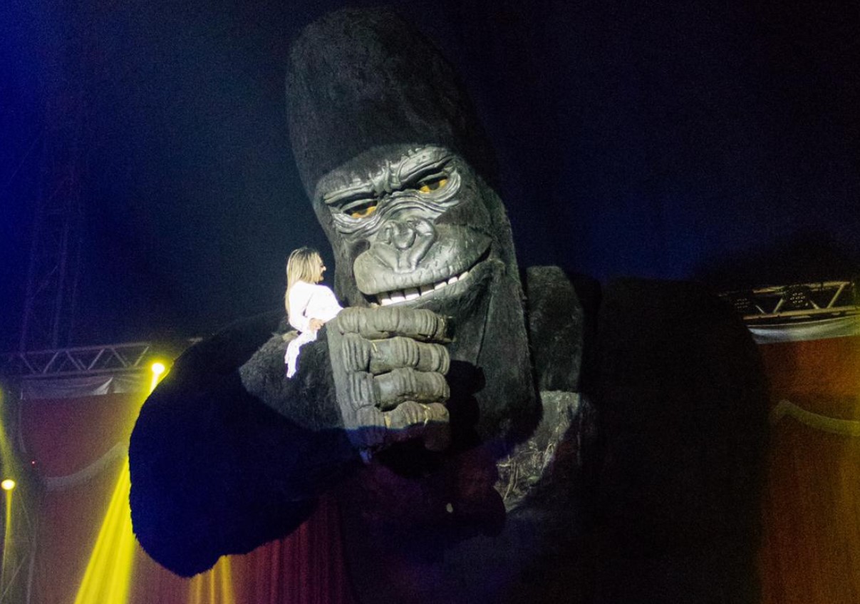 King Kong é atração do Circo Khronos em Goiânia