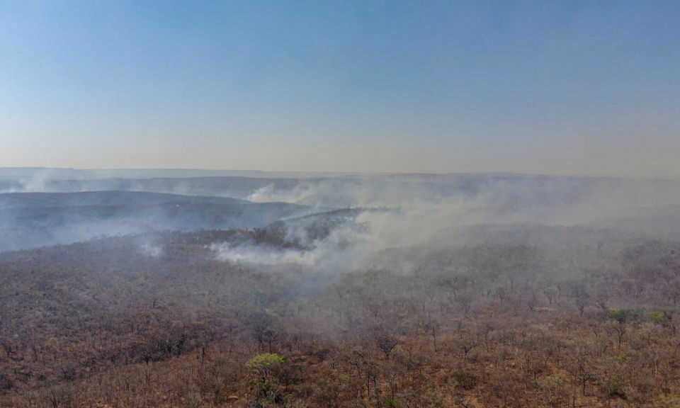 Incêndio consumiu 15% do Parque Estadual da Terra Ronca