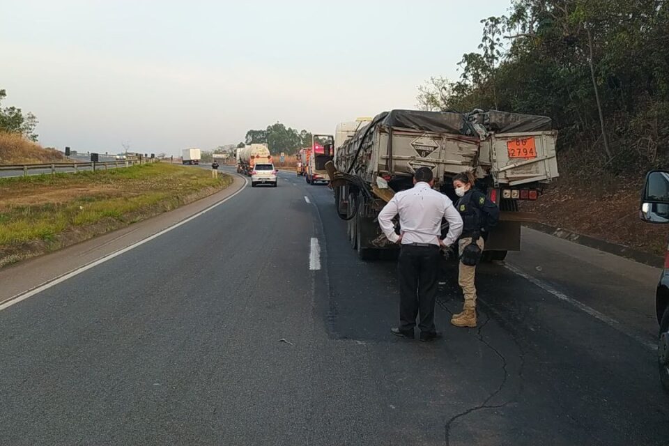 Traseira do caminhão