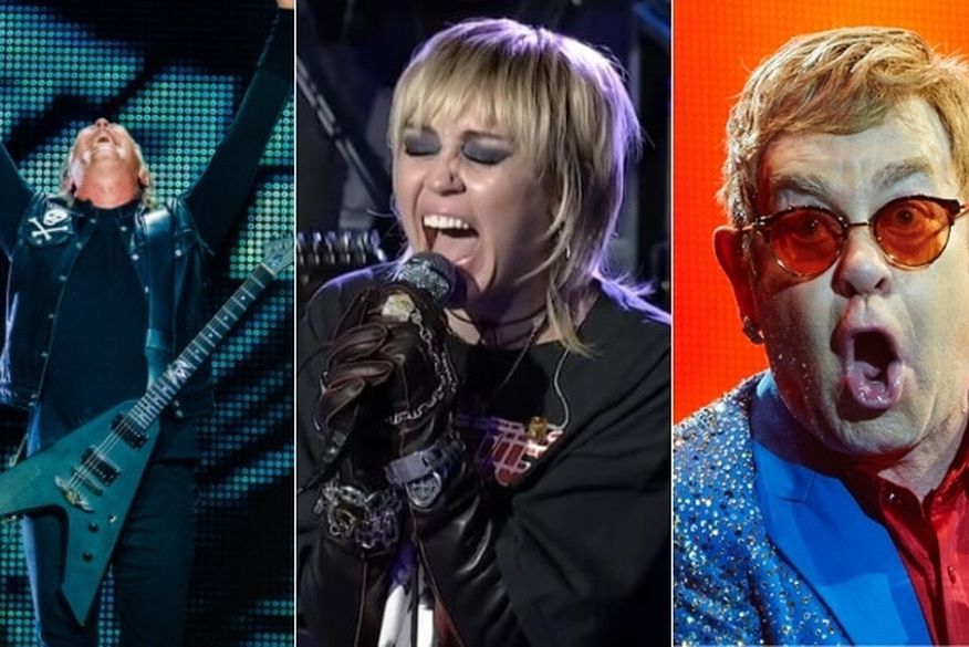 Metallica lança álbum de covers com Miley Cyrus, Elthon John e J Balvin