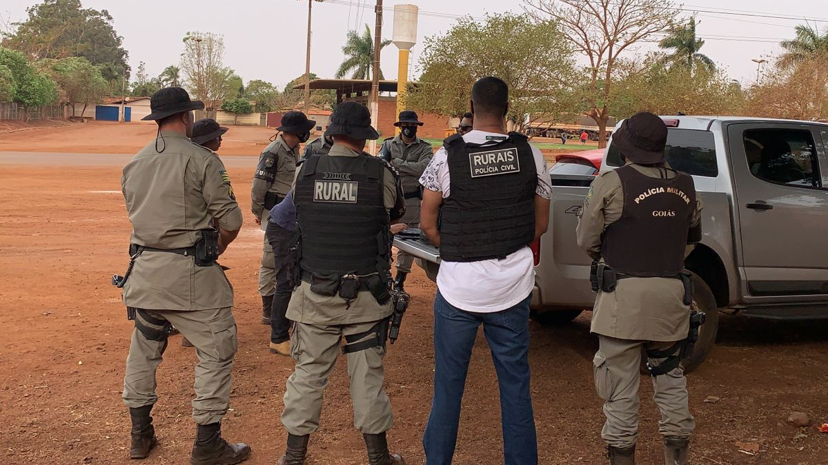 Forças de segurança desarticulam quadrilha que assaltava propriedades rurais em Goiás